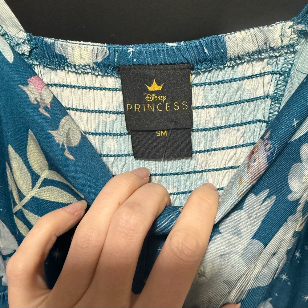 Disney Cinderella Blue Floral Dress - Picture 3 of 5